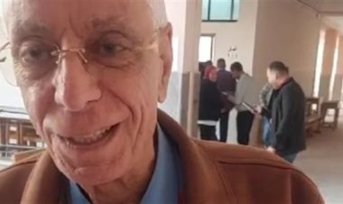 حسام موافي يدلي بصوته في الانتخابات الرئاسية