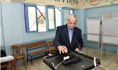 رئيس شركة المقاولون العرب يدلي بصوته في الإنتخابات الرئاسية