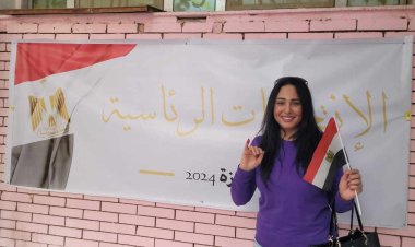 رحاب الجمل تدلى بصوتها بالانتخابات الرئاسية 2024