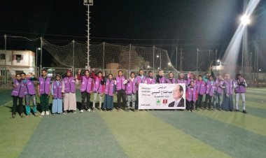 شباب أندية التطوع يواصلون المشاركة في تنظيم العملية الانتخابية بالمحافظات