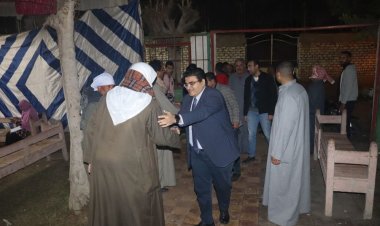 نائب محافظ  بني سويف يتابع ختام أعمال التصويت بالمقار الانتخابية