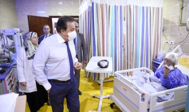 وزير الصحة يتفقد مستشفى مبرة المعادي لمتابعة الخدمات الطبية المقدمة للمواطنين