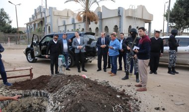 محافظ كفر الشيخ يتفقد أعمال المرافق والخدمات المقدمة للمواطنين