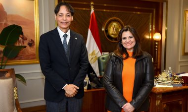 وزيرة الهجرة تستقبل مدير أكاديمية «تانكيو عرب» في اليابان