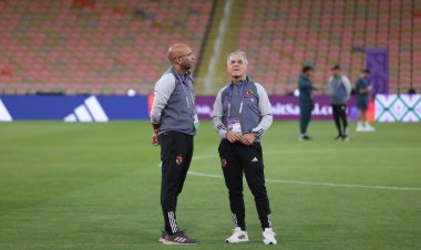 قبل مواجهة الاتحاد.. الأهلي يتفقد ملعب الجوهرة