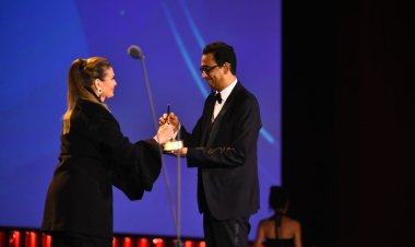 تكريم المخرج مروان حامد وخيري فرج ومحمد كيلاني في افتتاح الدورة السادسة لمهرجان الجونة السينمائي