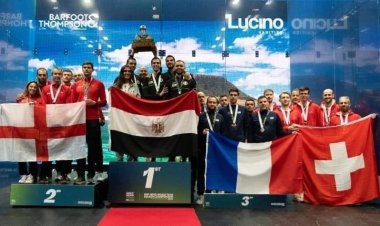وزير الرياضة يهنئ أبطال مصر في الإسكواش بعد الفوز ببطولة العالم