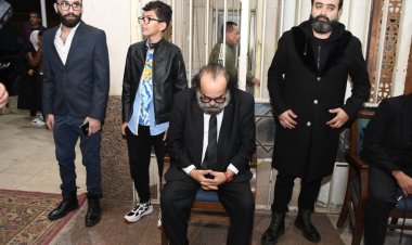 بالصور.. «أبوالليف» يستقبل عزاء شقيقه بالحامدية الشاذلية