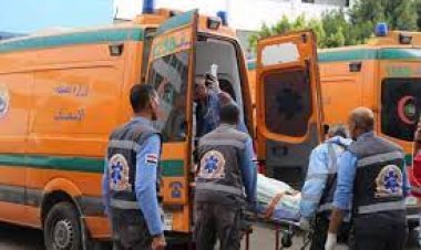 إصابة 5 اشخاص إثر انقلاب «ميكروباص» فى طريق السويس الصحراوى 