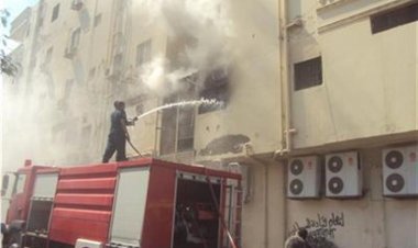 مصرع 3 اشخاص وإصابة 10 آخرين فى حريق مصحة نفسية بالشروق