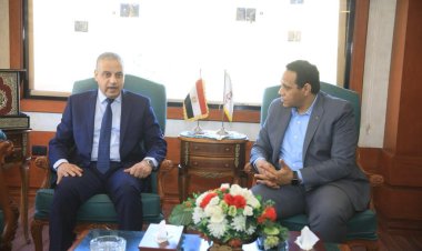 محافظ سوهاج يستقبل وفد بعثة البنك الدولي والمكتب التنسيقي لبرنامج التنمية المحلية بصعيد مصر