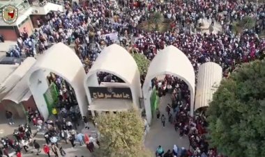 جامعة سوهاج تحتفل بفوز السيسي في الانتخابات الرئاسية.. صور