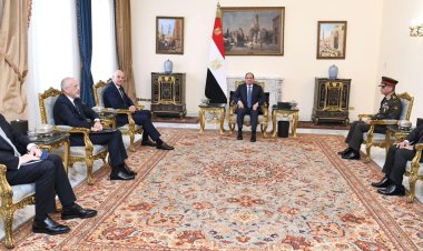 الرئيس عبد الفتاح السيسي يستقبل وزير دفاع اليونان