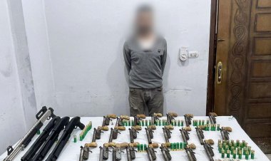 سقوط «المعلم نمر» أخطر تاجر سلاح فى الدقهلية .. وبحوزة ترسانة أسلحة 
