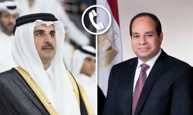 أمير قطر يهنئ الرئيس السيسى بفوزه بولاية جديدة: حريصون على العمل المشترك