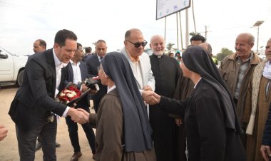 تشغيل محطتى رفع صرف صحي دير درنكة ودرنكة الجديدة بأسيوط