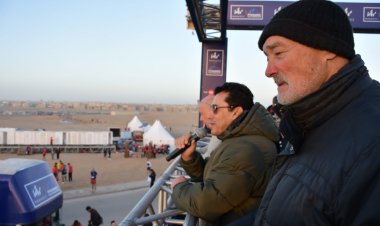 وزير الشباب يعطي إشارة البدء لانطلاق ماراثون الأهرامات