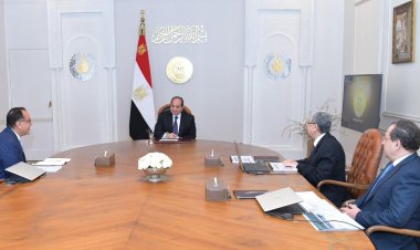 الرئيس السيسي  يطلع على جهود الحكومة لتنفيذ استراتيجية الهيدروجين الأخضر