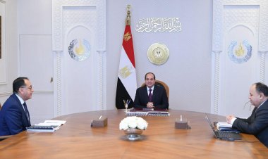 عاجل.. الرئيس السيسي يجتمع برئيس الوزراء ووزير المالية