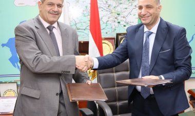 «مياه الفيوم» توقيع عقد مشروع توسعات وتحديث محطة معالجة صرف صحي قحافة