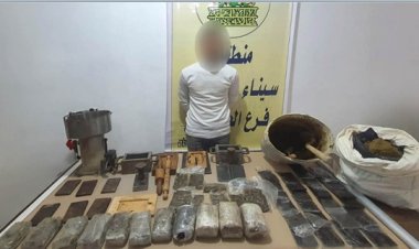 احباط ترويج كميات كبيرة من مخدر الحشيش بشمال سيناء بقيمة 4.2 مليون جنيه 