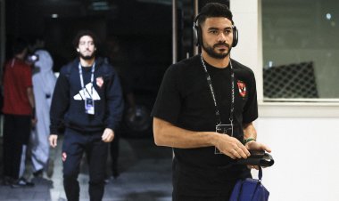 بعثة الأهلي تصل ملعب محمد بن زايد لخوض مباراة سيراميكا كليوباترا