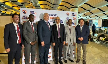 السفير المصري في السنغال يشارك فى مراسم الاحتفال بانطلاق أول رحلة طيران بين داكار والقاهرة