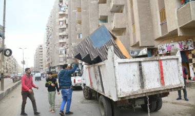 محافظ الغربية في جولة مفاجئة بشوارع طنطا  لمتابعة أعمال النظافة