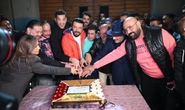 صور.. الاحتفال ببدء تصوير «نور الريس» بحضور مصطفي كامل ولطفي لبيب