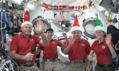 رواد الفضاء يحتفلون بعيد الميلاد ورأس السنة على متن المحطة الفضائية الدولية