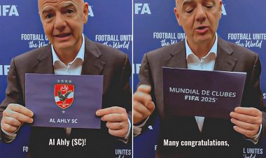 «إنفانتينو» يهنئ الأهلي لتأهله  لكأس العالم للأندية 2025