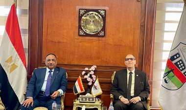 المستشار حافظ عباس يستقبل رئيس هيئة قضايا الدولة
