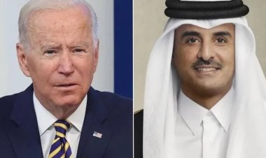 «بايدن» و«تميم» يبحثان هاتفيًا وقف دائم لإطلاق النار في غزة