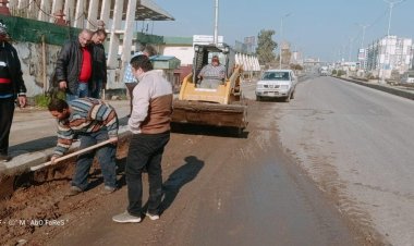 استمرار الحملة المكبرة للنظافة ورفع القمامة والأتربة بالمنطقة المركزية في الدقهلية