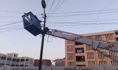 محافظ كفرالشيخ: حملات مكثفة للنظافة وتطهير شبكات صفايات الأمطار