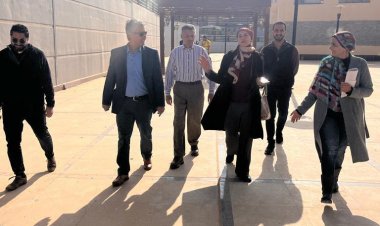 وفد من البرنامج الإنمائي للأمم المتحدة يزور مشروع نظم الخلايا الشمسية بـ جنة أكتوبر