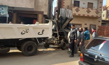 وقف تنفيذ محاولة تعدٍّ بالبناء بدون ترخيص بحيِّ ثان مدينة الإسماعيلية