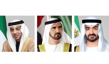 رئيس دولة الإمارات ونائباه يهنئون ملوك ورؤساء وأمراء الدول بالعام الميلادي الجديد