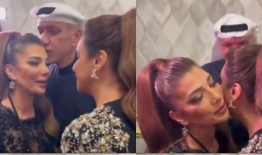 بالقبلات والأحضان.. العام الجديد يشهد على صلح أنغام وأصالة