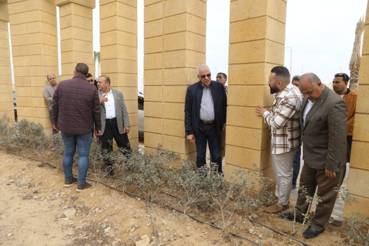 محافظ الجيزة يتفقد أعمال التطوير ورفع الكفاءة للمناطق المحيطة بالمتحف المصري الكبير