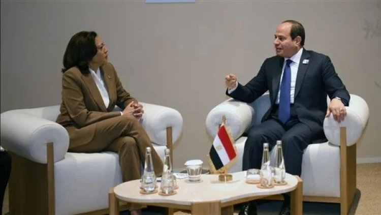 نائبة الرئيس الأمريكي لـ السيسي: لن نسمح بتهجير الفلسطينيين من غزة