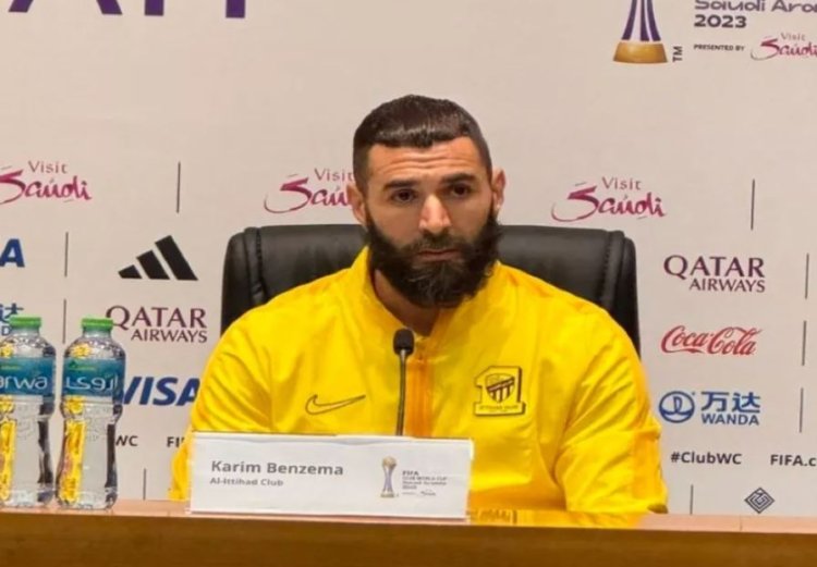 بنزيما يعلق على مواجهة الأهلي المحتملة في كأس العالم للأندية