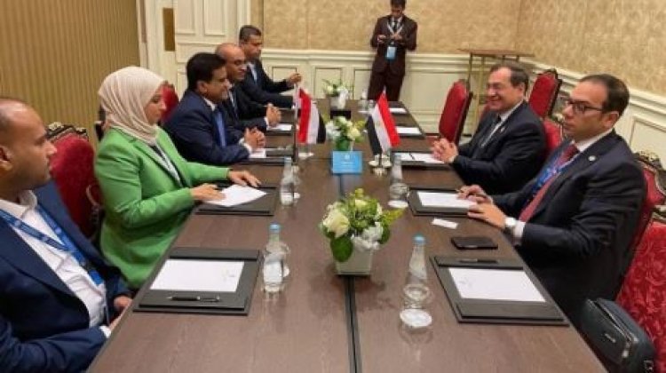 مباحثات للبترول مع وزير الطاقة اليمنى والأمين العام لمنظمة الدول المصدرة للغاز
