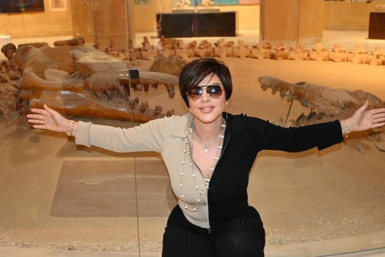 صور.. "شمس" الكويتيه تستكشف جمال الفيوم وتتحدث عن عطرها الجديد