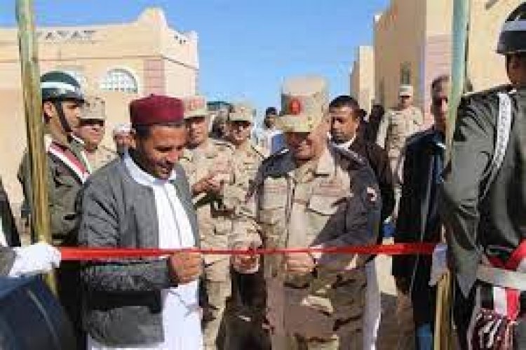 المنطقة الغربية العسكرية تنفذ عدداً من الأنشطة المجتمعية لخدمة أبناء محافظة مطروح