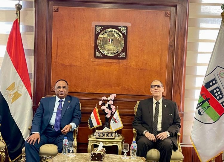 المستشار حافظ عباس يستقبل رئيس هيئة قضايا الدولة