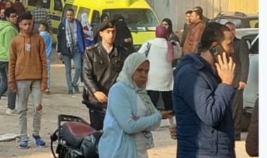سقوط مصابين في حادث محور الفريق كمال عامر