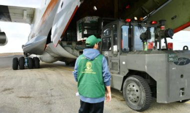 وصول الطائرة الإغاثية السعودية الـ 35 لإغاثة الشعب الفلسطيني في قطاع غزة