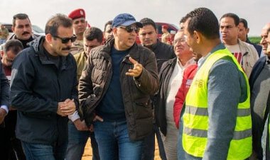 وزير الري يتفقد محطة الحمام لمعالجة مياه الصرف الزراعى بغرب الدلتا