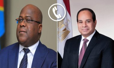 «في اتصال هاتفي» الرئيس الكونغولي يشكر الرئيس السيسي على دعم مصر للكونغو الديمقراطية